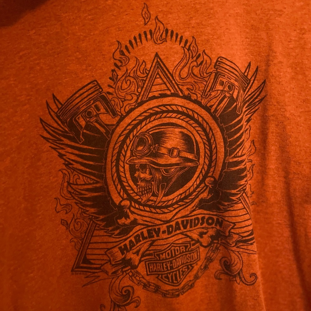 Harley Davidson orange 2xl